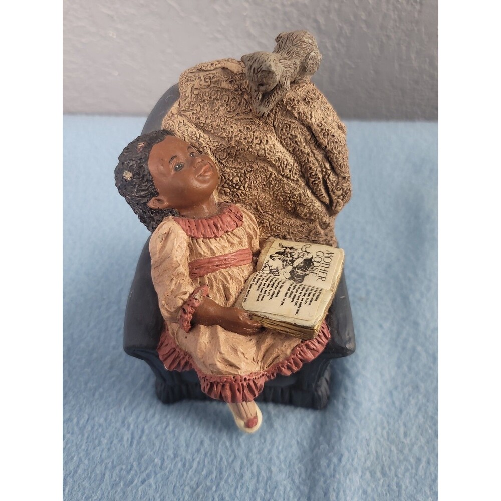 ALL GOD's CHILDREN, Miss Martha Sculpt Repro, HANNAH #167, stamp signed Vintage